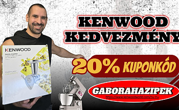 Vásárolj 20% kedvezménnyel a Kenwood vadiúj webshopjában!
